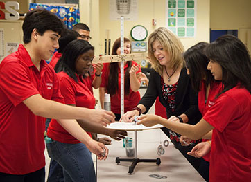 University of Houston STEM majors in teachHouston program